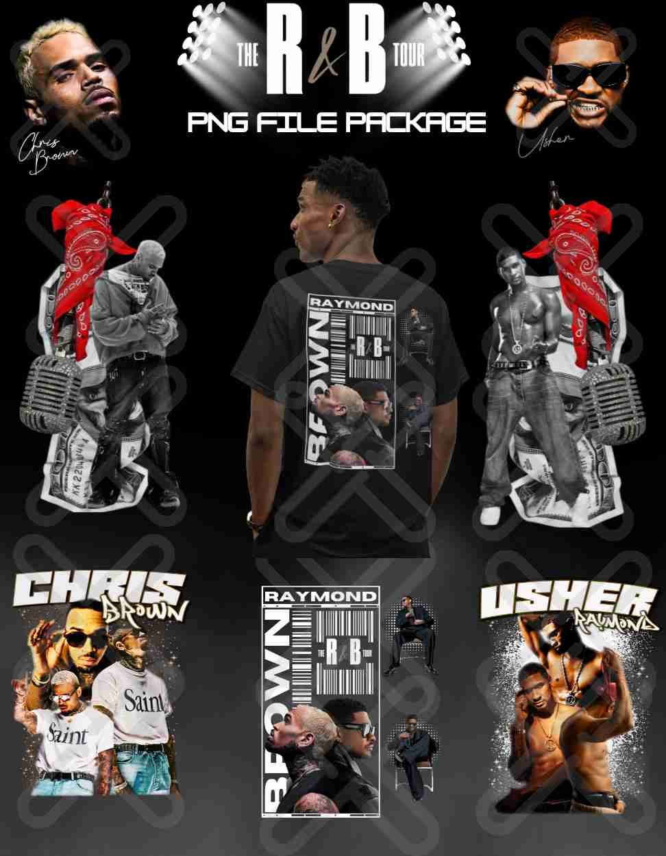 The R&B Tour Package PNG Files